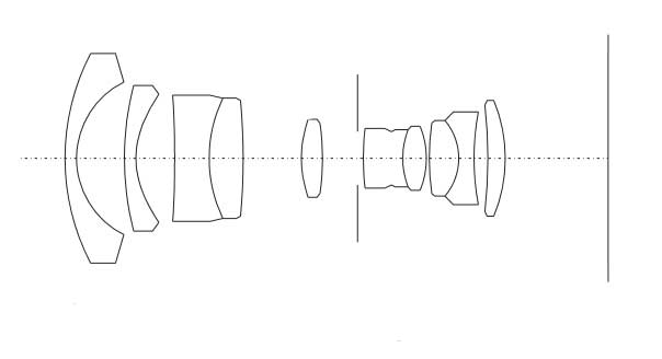 Leica Tri-Elmar-M 16-18-21mm f/4 ASPH Diagram 16mm