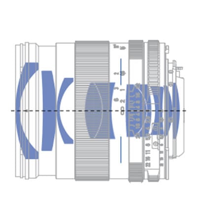 Carl Zeiss Distagon T 28mm f/2 Diagram