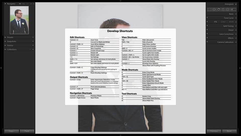 Most-Used Lightroom Keyboard Shortcuts