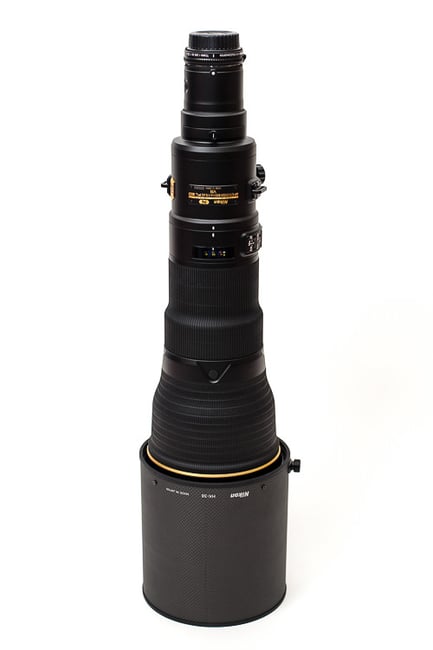 Nikon 800mm f/5.6 lens with 1.2x Teleconverter