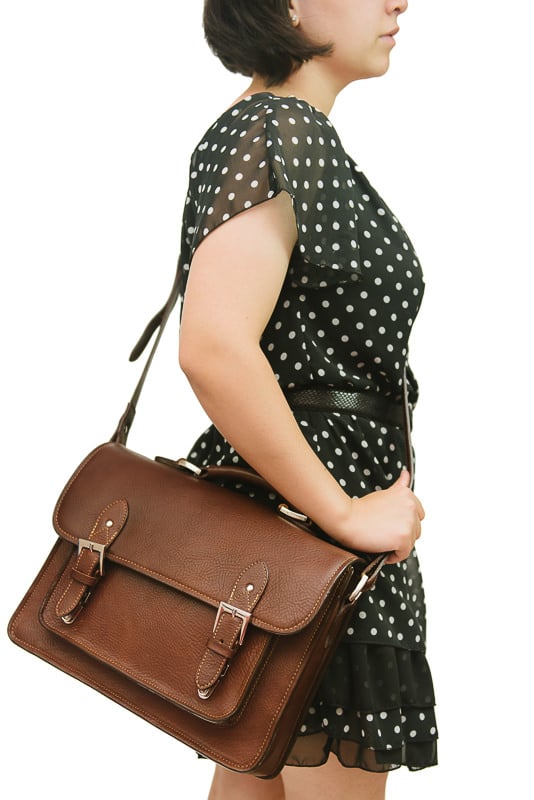 Brooklyn shop leather satchel