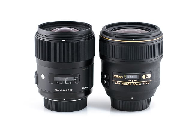 Sigma 35mm f/1.4 vs Nikon 35mm f/1.4G