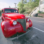 Red Car Perspective Distortion