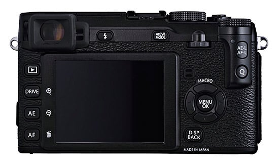 Fuji X-E1 Back