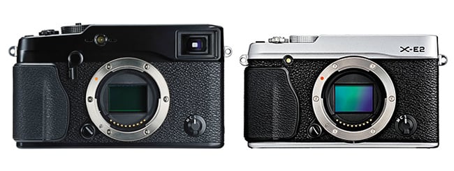 Fujifilm X-Pro1 vs X-E2