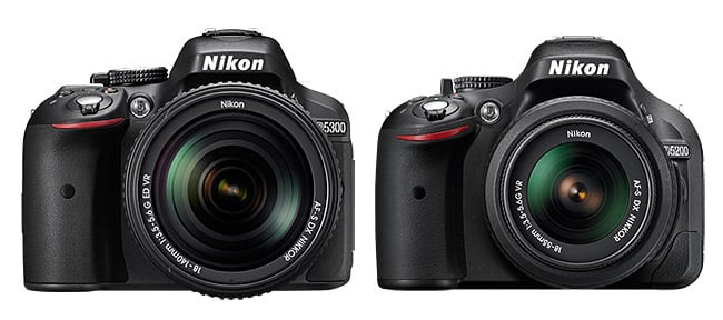 Nikon D5200 vs D5300