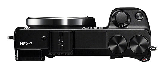 Sony NEX-7 Top