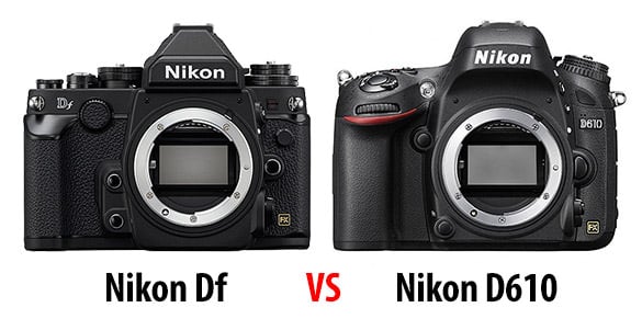 Nikon Df vs D610