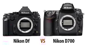 Nikon Df vs D700