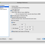 RawDigger Preferences 2