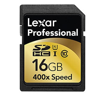 Lexar Professional 400x SDHC Card
