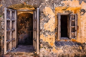 Aged Door and Window