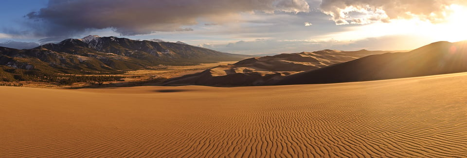 Dune Sunset Panorama