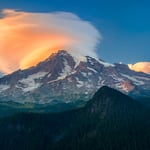 Mt Rainier Lenticular Cloud