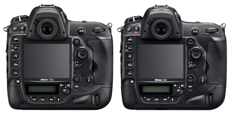 Nikon D4s vs D4 Back