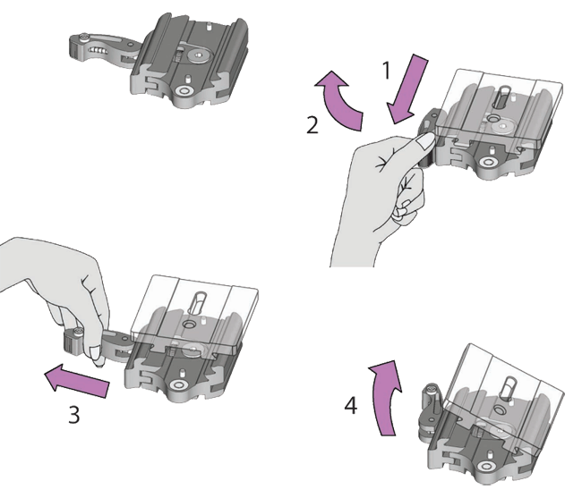 Arca-Swiss C1 Flip-Lock Operation