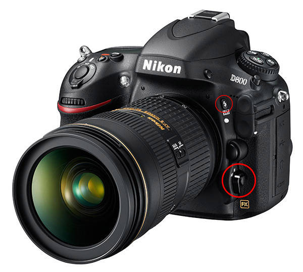 Nikon D800 Left