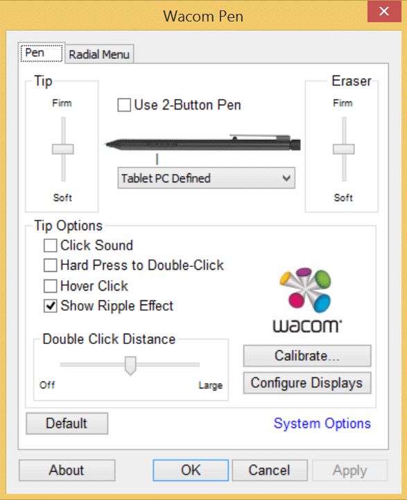 Wacom Pen Screenshot