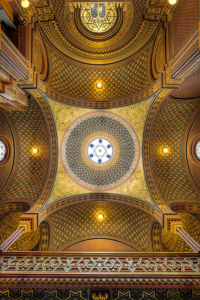 Praha Dome of the Spanish Synagogue