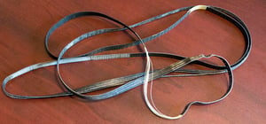 Frayed Carriage Belt