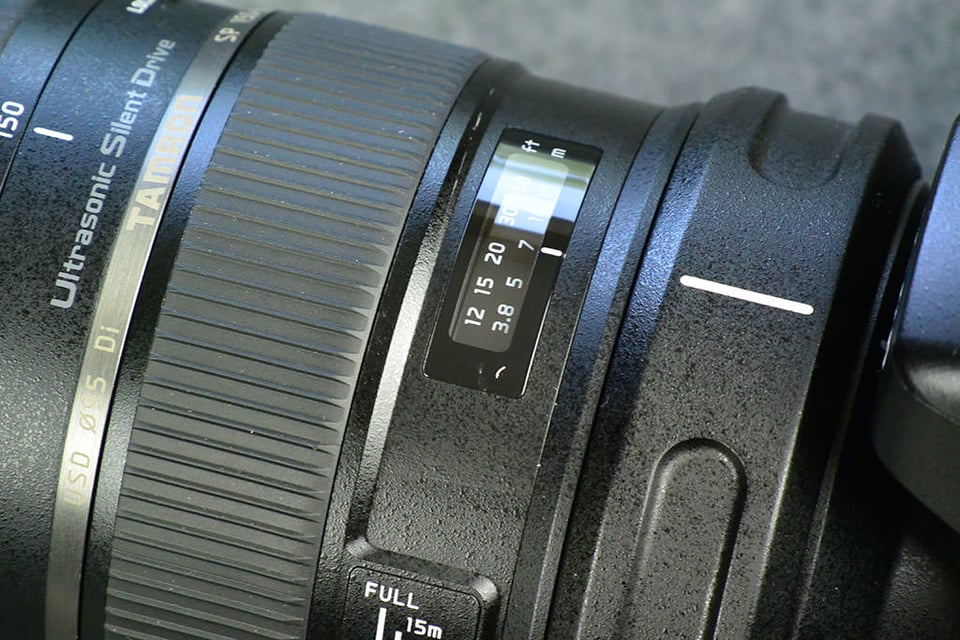 Tamron 150-600mm Scale