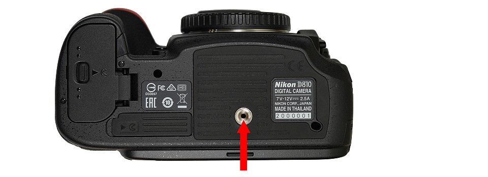 Nikon D810 Adjusted Identification Mark