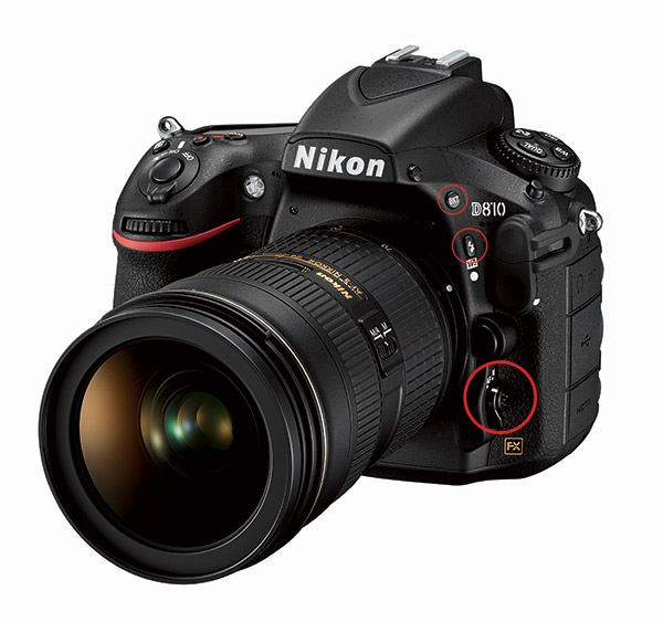 Nikon D810 Front