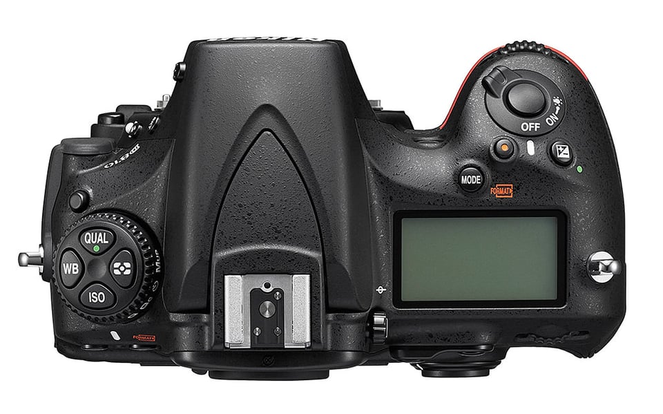 Nikon D810 Top