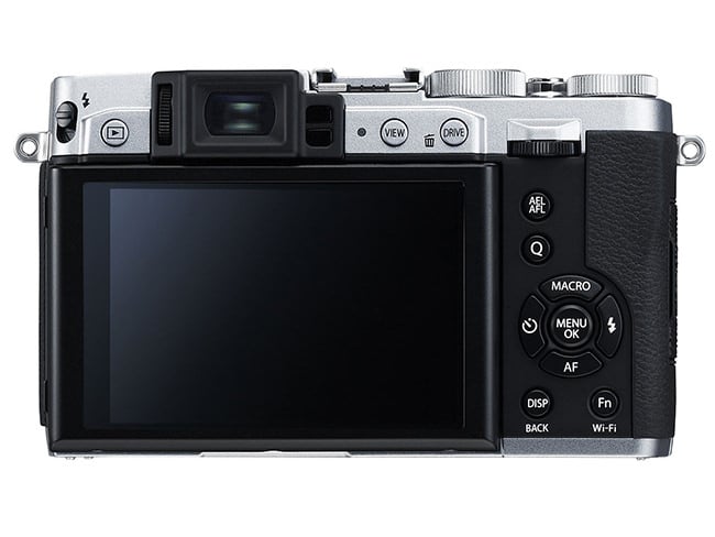 Fujifilm X30 Silver_Rear