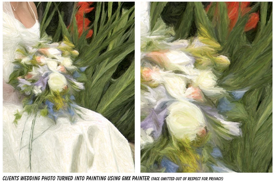 Wedding Photo Turned Painterly Wedding Photo Turned Painterly