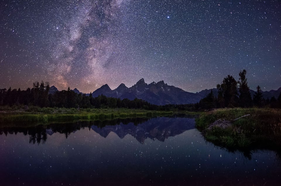 Grand Tetons at Night