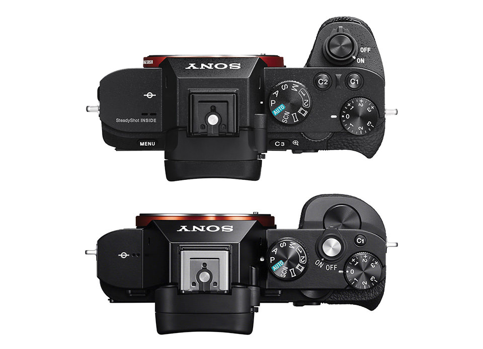 Sony A7 II vs A7 Top