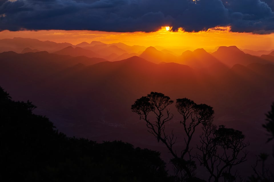 Sunset in Caparaó