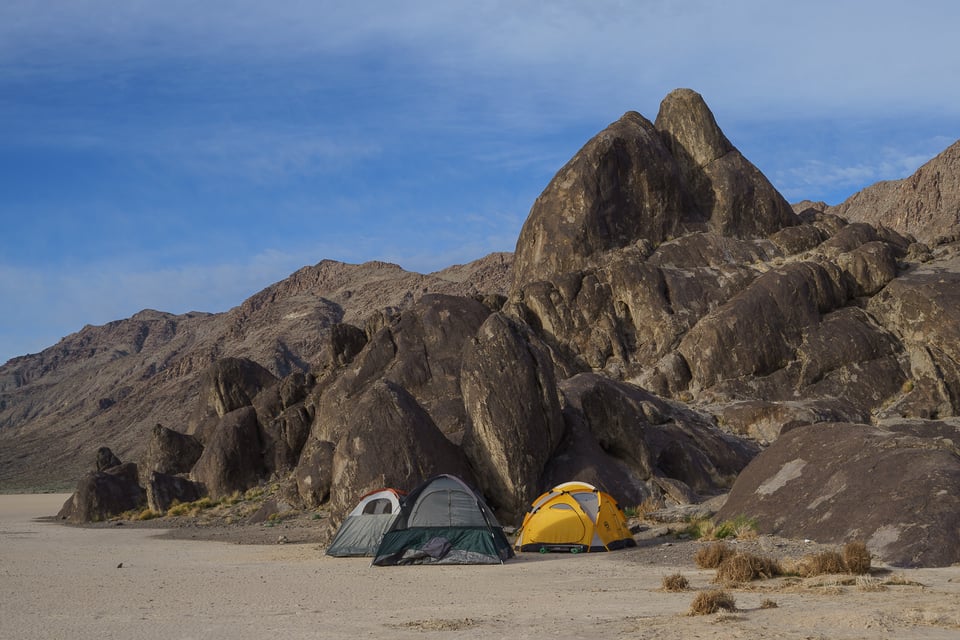 Tents on Race Track