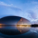 4-Beijing Opera House Sunset