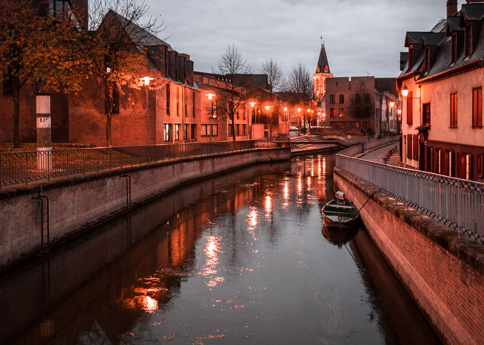 Dusk in Amiens