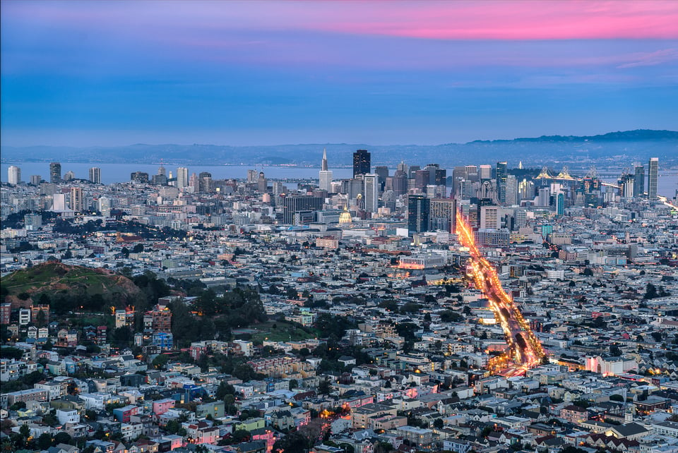 San Francisco Twin Peaks Composite