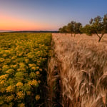 Ajloun Field Sunset