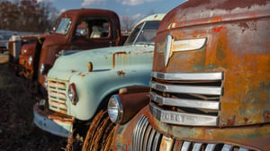 Antique Truck Graveyard #1