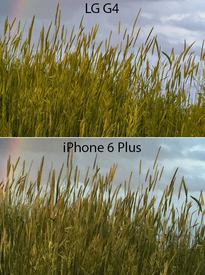 LG G4 vs iPhone 6 Plus Details 2