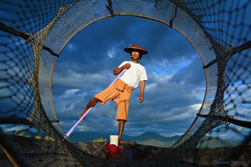 8. Bennett-Stevens - Portraits of Myanmar Fisherman
