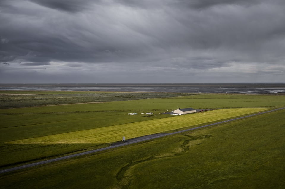 Farmhouse from a Drone