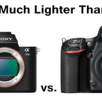 The Mirrorless Weight Advantage?