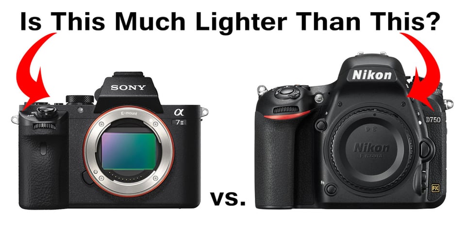 The Mirrorless Weight Advantage?