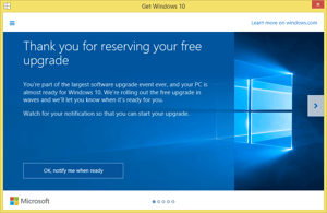 Windows 10 Reserve