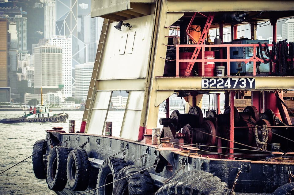 Tugboat in Victoria Harbour