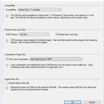 DNG Converter Lossy Compression