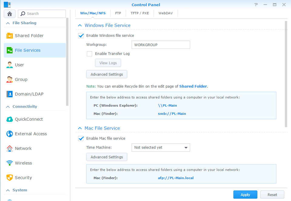 DSM File Services