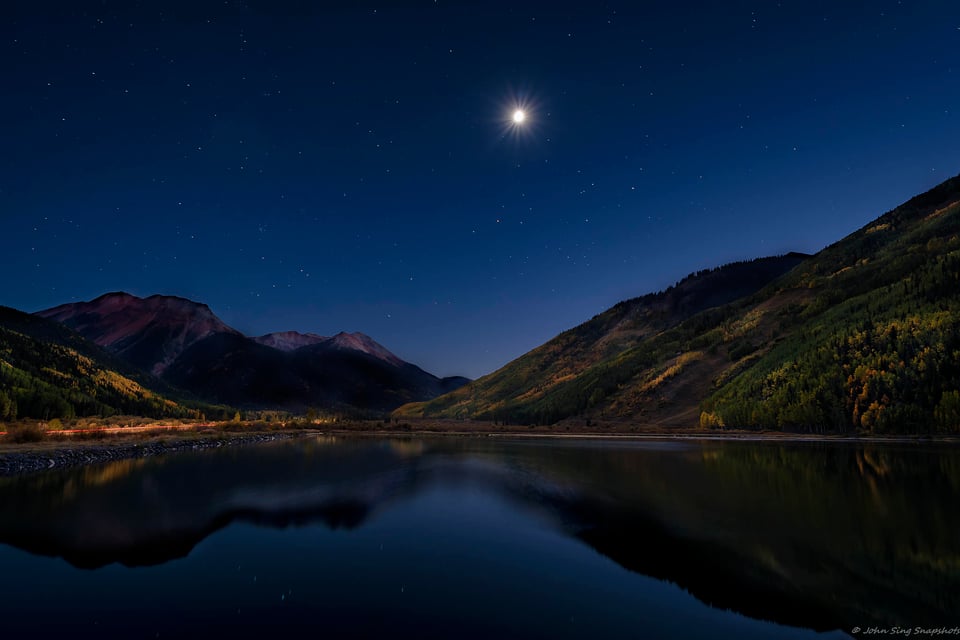 Crystal Lake at Night