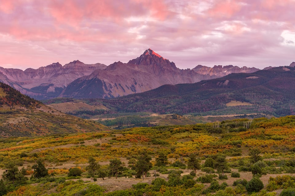 Mt Sneffels After Sunset